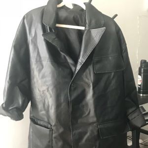 Oversized leather jacket / blazer🖤